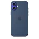 Apple iPhone 16 Plus Silicone Case with MagSafe and Camera Control: Lightweight Phone Case, Wireless Charging Compatible, Smooth Matte Finish; Denim