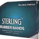 Alliance Sterling Rubber Band Size #16 (2 1/2 x 1/16 Inches) - 1 Pound Box (Approximately 2300 Bands per Pound) (24165) Beige