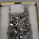 dynofit 24pcs 14x1.5 OEM Lug Nuts 1.75 inch(45mm) Height 7/8" Hex(22mm), M14-1.5 One-Piece Design Factory Chrome Wheel Lugnuts for Silverado & Tahoe GMC Sierra 1500 Buick Dodge Cadillac Chrysler