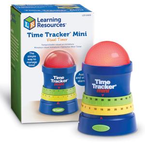 Learning Resources Time Tracker Mini Visual Timer, Classroom Timer, Hand Washing Timer, Auditory and Visual Cue, Ages 3+ Learning Resources Time Tracker Mini Visual Timer, Classroom Timer, Hand Washing Timer, Auditory and Visual Cue, Ages 3+