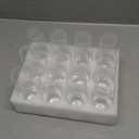 Stemless Champagne Flutes Set of 12, Crystal Glass, 8 oz Champagne Glasses, Prosecco Mimosa Glasses Set