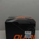 Adult Motocross Dirt Bike Helmet with Goggle, Gloves & Mask - DOT/FMVSS-218 Off-Road Motorcycle & ATV Helmet with Adjustable Sun Visor (X-Large, New Black Skull)