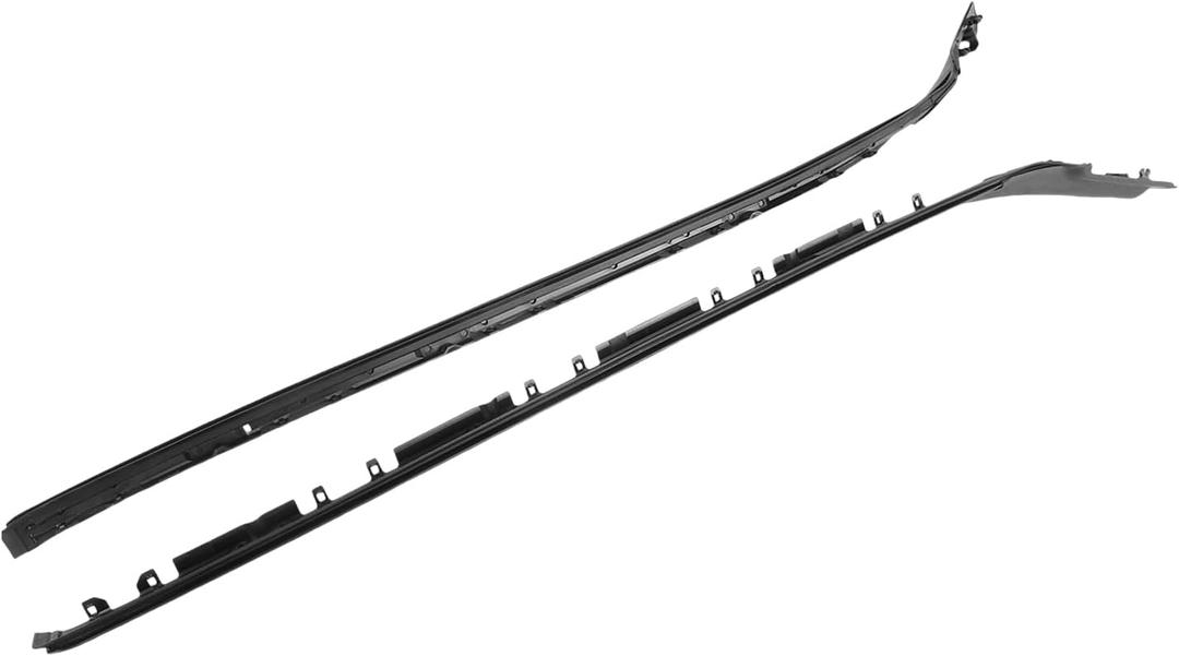 Driver & Passenger Side Windshield Pillar Molding Trim with Clips for Lexus IS250 IS350 2006-2013 Windshield Pillar Trim Panel Kit Replaces 75551-53020 75552-53020 75545-53011