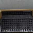 16 PCS Under Couch & Bed Blocker Set, Under Couch Toy Blocker with 50 Zip Ties Adjustable Connectable Plastic Pet Barrier for Living Room Bedroom Playroom Furniture, Sofa, Pets (Dogs/Cats), Black