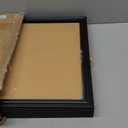 Verani Medals Display Case Wall Frame for Collector, Military Challenge Coins Holder, Pins, Lockable Shadow Box with Removable Shelves Black (Large)