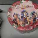 50Pcs Derby Day Paper Plates 10 Inch Large Heavy Duty