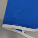 Aoxjox Blue and White Womens Sports Bra Spaghetti Straps Sexy Scoop Neck Wireless Padded Workout Yoga Crop Tops Medium