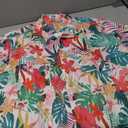 COOFANDY Mens Hawaiian Tropical Shirt Short Sleeve Casual Button Down Floral Summer Beach Shirts with Pocket, XL