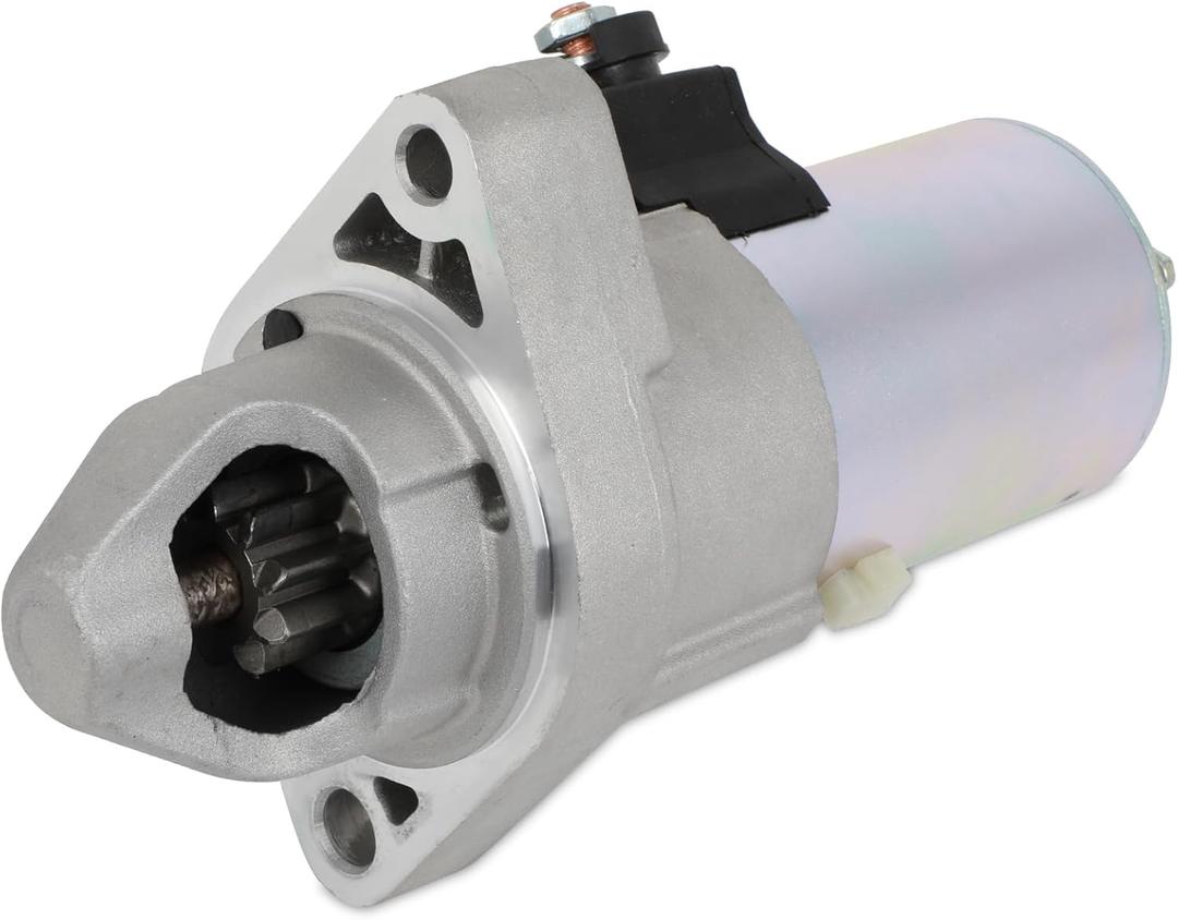 SCITOO Starter Motor 17870 for Acura for TSX 2.4L 2004-2005 for Honda for Accord 2.4L 2003-2005 for Honda for Element 2.4L 2003-2006 12V 1.6kW CW 9-Tooth Pinion PMGR ;