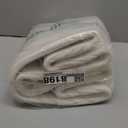 MINTWOOD Design 112L Extra Large Blanket Basket Holder Living Room, 25"x17"x16" Rectangle Rope Woven Storage Basket with Handles for Laundry, Towels, Shoes, Dog Toy Organizer Bin Box, Creamy White