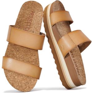 Project Cloud Fashion Womens Sandals - Memory Foam Insole and Comfortable Platform Sandals for Women 2025 - Lightweight and Non-slip Perfect Beach Slides (8)