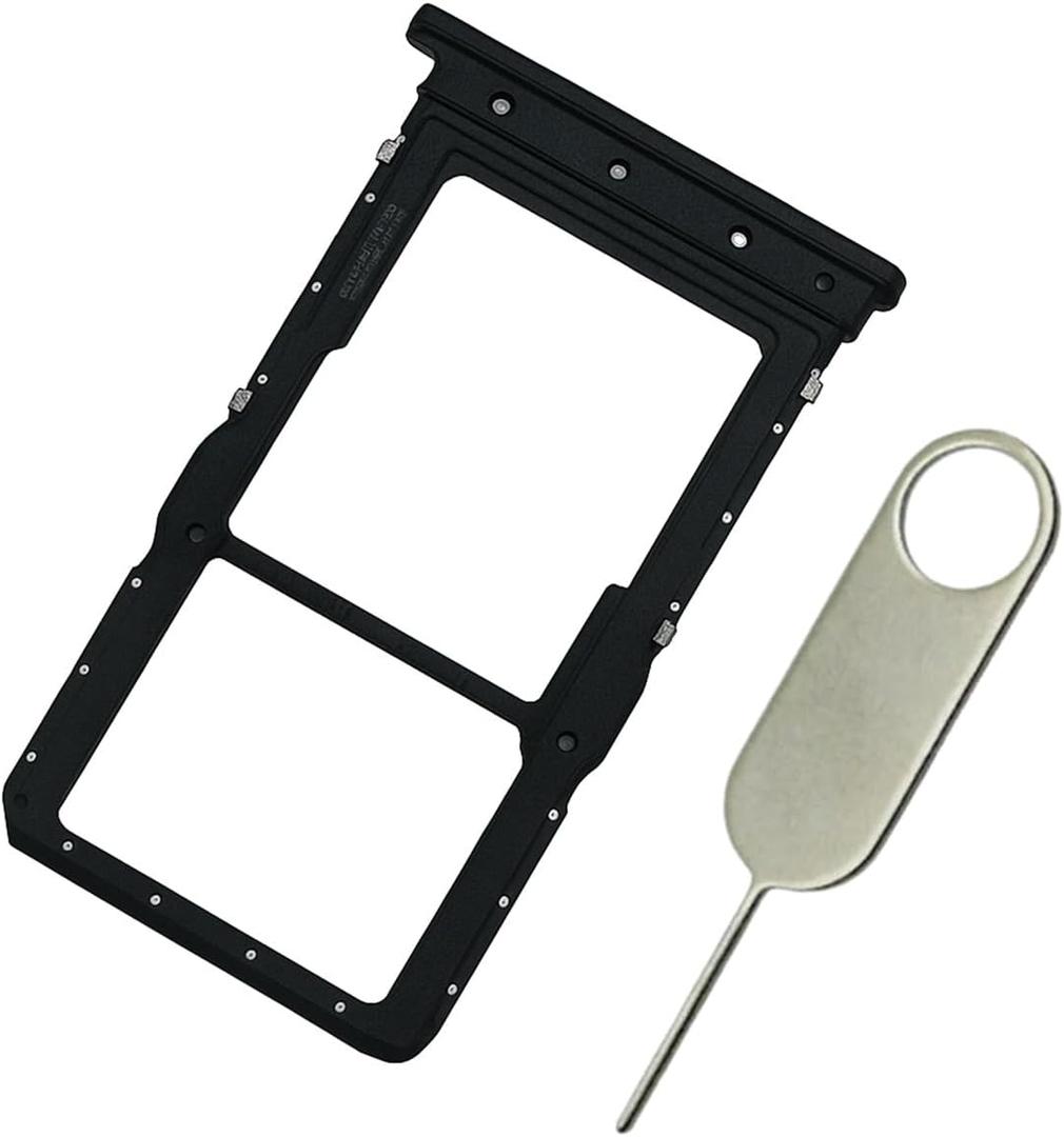 XT2513 Single Sim Card Tray SD Slot Holder Replacement for Motorola Moto G 2025 (Forest Gray) with Stainless Steel Eject Pin Tool