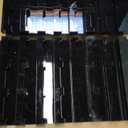 Ireer Business Card Holder for Wall Black Acrylic Business Card Holder Wall Mount Hanging Organizers Acrylic Sticker Display Stand (24 Pockets)