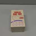 Laser Cat Toys for Indoor Cats, Automatic Interactive Cat Toy, Rechargeable 360 Auto-Spin Self-Balancing Laser Pointer with Catnip Hole & Feather, 3-Speed Random Trajectories for Bored Cats