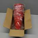 Sadnyy 12 Pack Metal Buckets with Handle, Galvanized Bucket 4.5 x 5 Inch Basket Bucket Party Supplies, Crafts for Christmas Halloween Candy Bars Vase Crafts(Red)