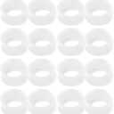 16pcs Silicone Ear Guages: Multi Colors Thin Ear Tunnels Plugs Double Flared Ear Piercing Jewelry Expanders Stretchers for Women Men Size 00g-1"
