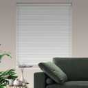 JIANGPIN TEXTILE Zebra Roller Shades, Dual Layer Roll Up Blind for Living Room, Semi Sheer Shades Window Privacy Light Control for Day 22x72in
