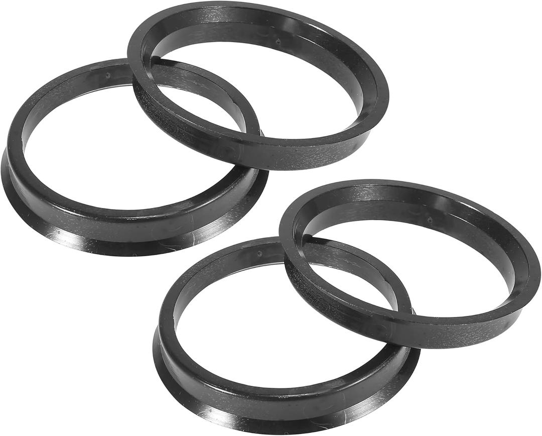 X AUTOHAUX 4pcs Plastic 57.1mm to 65.1mm Car Hub Centric Rings Wheel Bore Center Spacer
