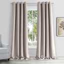Blackout Curtain Panel 54" x 84" – Noise Reducing, Thermal Insulated, Room Darkening Drapes for Bedroom & Living Room, Blackout Shades with Grommets, Energy Efficient, Machine Washable Window Curtain