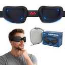Fismool Eye Mask for Dry Eyes – 100% Blackout Dry Eye Mask, Moisture Goggles & Sleeping Mask for Men – Adjustable, Removable Silicone, Soft for Travel & Shift Work