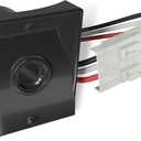 Solus SPC-320 120V Automatic Dusk to Dawn Photocell Photo Control Light Sensor Switch for Hardwire Outdoor Lamp Posts with Ezee Change Plug, Works with Most Fixtures and Bulbs, UL Listed, Black (Pack of 1)