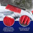 24" Snow Brush and Ice Scraper for Car Windshield, a Detachable and Portable Snow Scraper for Car with Ergonomic Anti-Slip Grip for Cars, SUVs