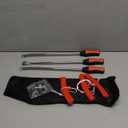 15" Tire Spoons Kit, Tire Changing Tool for Motorcycles, Dirt Bikes, Lawn Mowers and More, 29PCS Tire Removal Tool Set, with Tire Spoon, Rim Protector, Valve Tool, Valve Cover and Valve Core