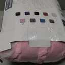 JKMAX Heated Electric Blanket Full Size-72"x84" Heating Blanket with 10 Heating Levels & 5 Time Settings Over-Heat Protection，Winter Warmer for Adults with ETL Certification（Pink）