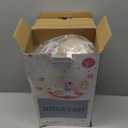 SCOM 18" Sleeping Reborn Baby Doll Girl  Realistic Newborn Sleeping Baby, Soft Weighted Cloth Body & Vinyl Limbs, with Cute Feeding Accessories Toy, Lifelike Toy for Kids Age 3-8