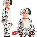 Spooktacular Creations Halloween Baby Animal Costume, Dalmatian Costume Toddler Kids for Halloween Puppy Dress Up Party (06-12 Months)