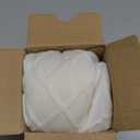 Cozyhealth 3.1" H Small Cervical Roll Pillow, Medium Soft Memory Foam Neck Round Pillow Cylinder Bolster Pillow for Sleeping, Round Neck Support for Bed, Legs, Back and Yoga (White, Small - 3.1" H)