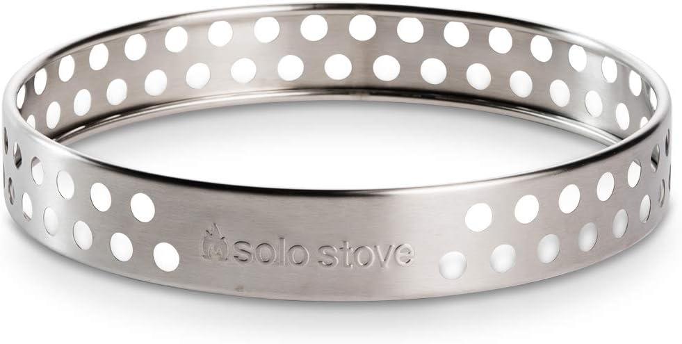 Solo Stove Bonfire Stand - Durable 304 Stainless Steel, Heat-Resistant, Portable Elevated Fire Pit Accessory for Safe Use on Decks and Camping - Ideal for Smokeless Fire Pits and Outdoor Fireplaces