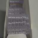 Boao 24 Pcs Plastic Easel Plate Display Stands Holders Picture Easel for Wedding Home Decoration(5 Inch,Clear)