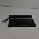 Upgraded 6500F Fireproof Document Bag with Lock | Waterproof 9-Layer Heat Insulated Material | Dual-Liner Card Slot Money Bag with Zipper/Reflective Strip for Passport Important Paper Cash(15 x 12In) (Black)