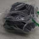 HISEA Men's Insulated Bib Overalls, Winter Water Resistant Duck Canvas Overall, Loose Fit Utility Workwear for Cold Weather (Medium, Black)