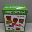 Play Food Set for Kids, Toddler Learning Toys, Cutting Food Toy Color Sorting Set, Pretend Food Play Kitchen Accessories for Kids, Birthday Gifts for 3-8 Years old Boys Girls Educational Toys