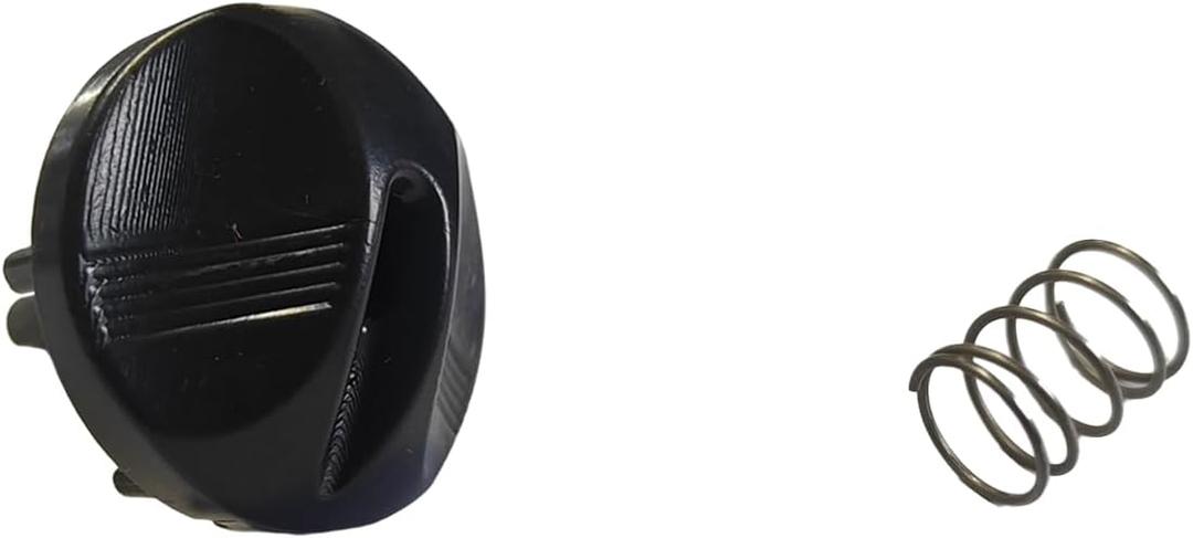 1-Pack Black Control Dial Knob Compatible with Honeywell Water Heater Gas Valve,w/Spring. Plastic Control Dial Knob Replacement parts for Water heater,Fit for WV8840B,WV8840A,WV8840B1110 And More