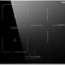 Karinear 24 Inch Induction Cooktop 3 Burners, Built-in Induction Stovetop