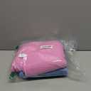 HOMEXCEL Hot Yoga Towels 2 Pack, (26.5" x 72") Non-Slip & Ultra-Absorbent Microfiber Yoga Mat Towels for Hot Yoga, Pilates, Exercise, Fitness, Bikram and Workout, Blue/Pink