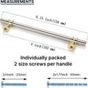 10 Pack Brushed Nickel Drawer Pulls 4 Inch Cabinet Handles Brushed Gold Kitchen Cabinet Handles Dresser Drawer Pulls Kitchen Hardware for Cupboard Bathroom