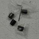 MECCANIXITY 4 Pcs Aluminium Potentiometer Knobs, 1/4"(6mm) IDx1/2(12.5mm) ODx5/8(16mm) Height Universal Volume Tone Control Knobs for Guitar, Bass, Oval Indicator, Bright Black