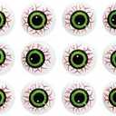 Halloween Eyeball Ping Pong Balls 22 Count – 1.37” Plastic Eyeballs for Drinks Pong Games Haunted House Decorations Party Supplies