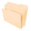 Island File Folder, Manila 1/3 Cut, Letter Size, 100 Count (370 1/3)