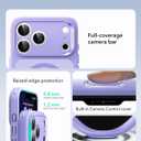 ESR for iPhone 17 Pro Max Case, Camera Control Cover, Compatible with MagSafe, Shockproof Military-Grade Protection, Magnetic Phone Case for iPhone 17 Pro Max, Classic Hybrid Case, Frosted Purple