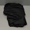 Background Solid Black Backdrop Muslin Portrait Background Screen for Photo Backdrop Video Photography Studio(6x9ft, Black)