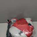 Queenmore Dog Winter Jacket, Coat for Large/Extra Large Dogs, Extra Warm Padding Fleece Puffer Coat Waterproof Parka Jacket for Great Dane Doberman, Red/Grey XXXL