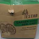 Metal YESTAR Water Hose Reel Cart,Hold 100 Ft of 5/8 Inch Hose,Portable Hose Reels for Outside.Storage and Watering