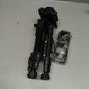 JOILCAN Mini Tripod for Camera, 25" Tabletop Camera Tripod, Portable Travel Tripod w/Phone & Tablet Holder, Lightweight Aluminum Tripods for DSLR Phone Spotting Scope (Black)