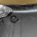 Pair Black Poly Quarter Fenders Set for Semi Truck, 24" x 24" Freightliner Kenworth Peterbilt with Hardware,Heavy Duty Plastic Mud Flaps Kit