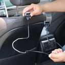 Cowboy Hat Holder Rack for Truck SUV Car (Keep Hat Shape) Car Clothes Hanger Bar Coat Hanger Hard Hat Holder for Truck Seat Car Accessories